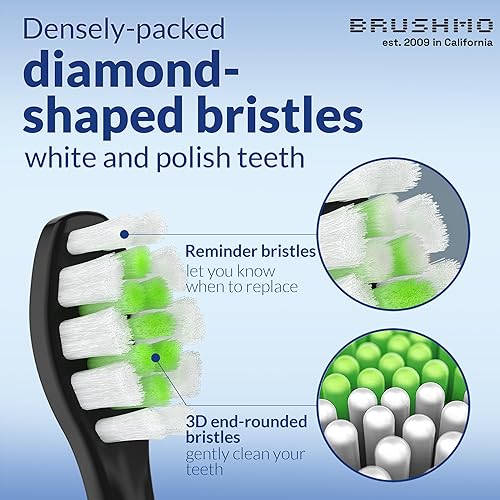 Miniatura 11 de Brushmo Cabezales de repuesto para cepillos de dientes blanqueadores, compatibles con las manijas de cepillo de dientes eléctrico Philips Sonicare