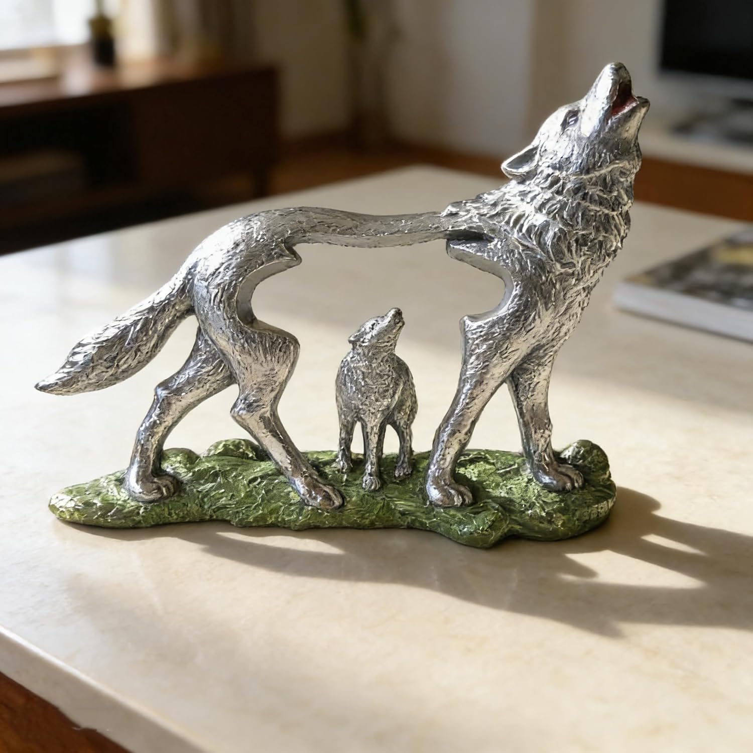 3D Horse and Wolf Silicone Resin Mold, Wall Art Decoration Casting Mold, Tabletop Ornament DIY Craft