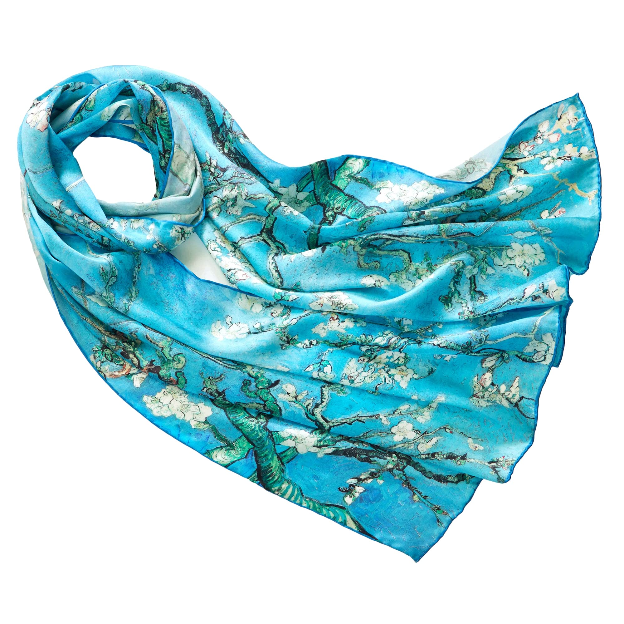 écharpe Peintre Tableau Foulard De Soie 160cm Claude-Monet D'art