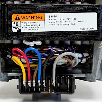 Washing Machine Motor for Amana Speed Queen Alliance 38034 38034P 1796753 35145 35145P 37623 AP2407223 PS12192010 - Motor - Washing Machine Accessories