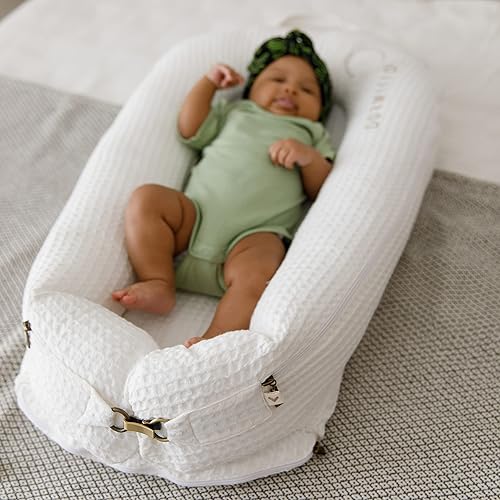 Miniatura 8 de Funda orgánica Deluxe+ para muelles  100% algodón de calidad premium Oeko-TEX Standard  Funda suave de repuesto pura transpirable con bordado