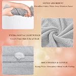 QZUnique Bath Wrap Towel with Straps Women Shower Robes Turban&Headband Bathrobe Dress with Straps Adjustable Closure
