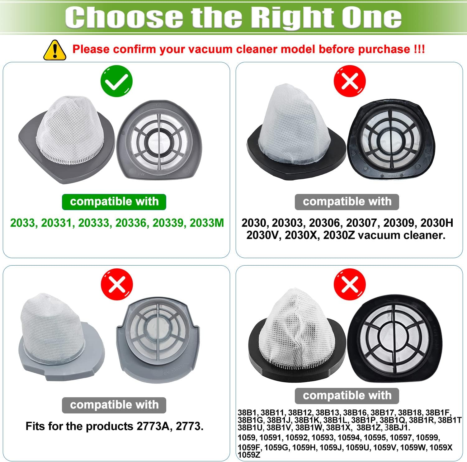 2033 Featherweight Filter for Bissell Featherweight Stick Lightweight