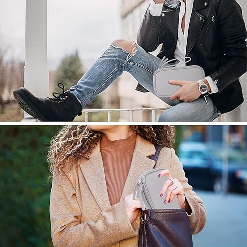 Miniatura 6 de Lacdo Estuche para unidad flash USB, organizador de accesorios electrónicos portátiles, bolsa de almacenamiento para unidades flash USB