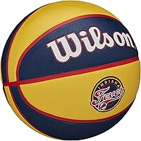 Vista 4 de WILSON Baloncesto WNBA Team Tribute - Talla 6 - 28.5 pulgadas, Indiana Fever