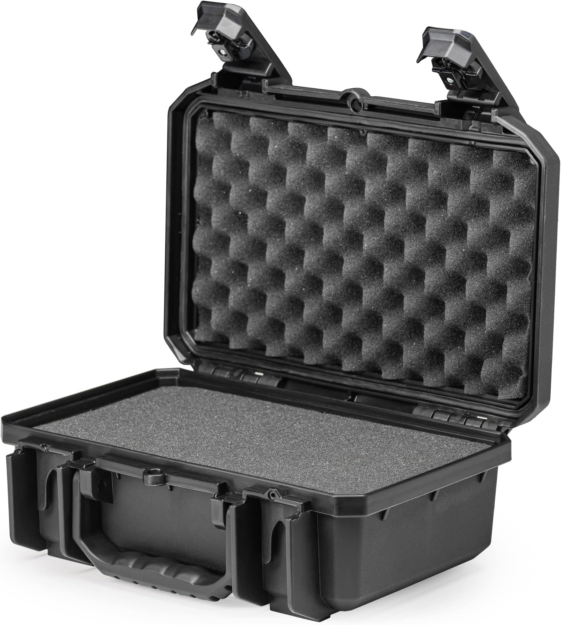 Seahorse 230 Heavy Duty Protective Dry Box Case with Foam - TSA Approved/Mil Spec / IP67 Waterproof/USA Made for Ammo First Aid Kits Microphones Motorcycles Bikes (with Foam)