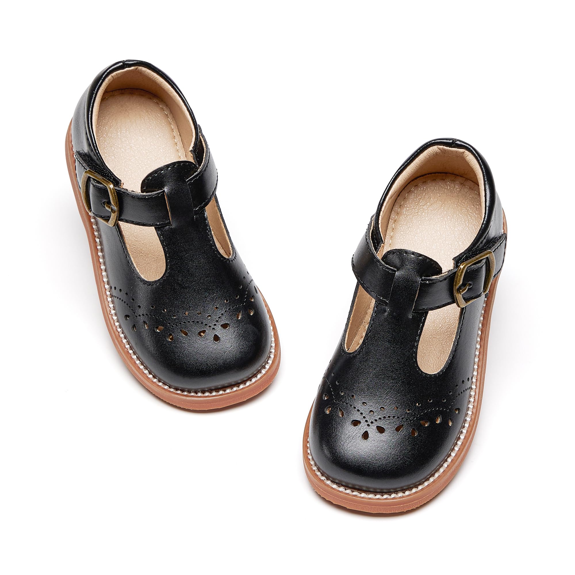 Otter MOMO Toddler Little Girls Oxford Mary Jane School Uniform Dress Shoes