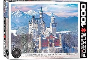 EuroGraphics Neuschwanstein Castle in Winter - 1000-Piece Puzzle