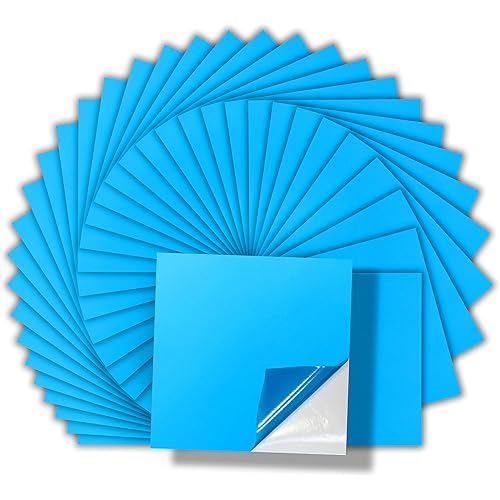VViViD Blue Stencil Vinyl Masking Film with Anti-Bleed Technology (12" x 12" (35 Sheets))