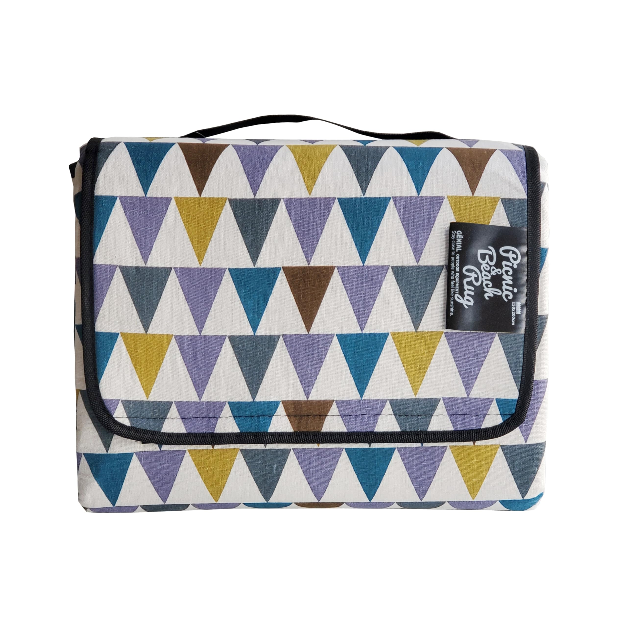 フォクシー ノベルティ  レジャーシート バケーションラグ 2本 Amazon.co.jp: GENIAL Picnic Beach Rug TRIANGLE NORDIC