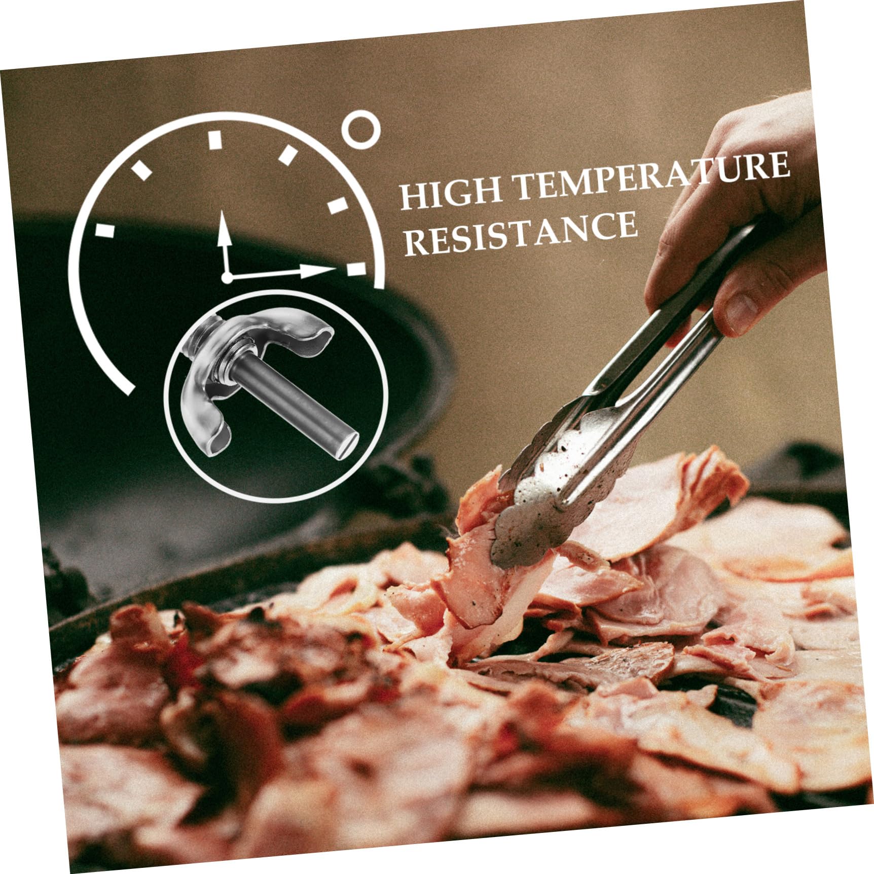 4pezzi Termometro Bimetallico Per Misuratore Per Bbq e Strumento e Adatto Elettrici Controllo Della Per