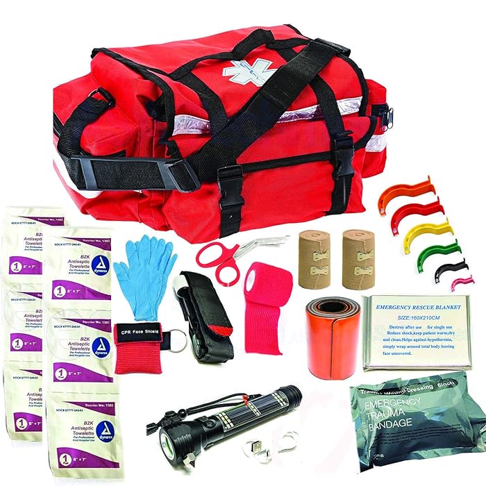 Buy ASA TECHMED Deluxe Stocked Large EMT Bag/ First Aid Kit with