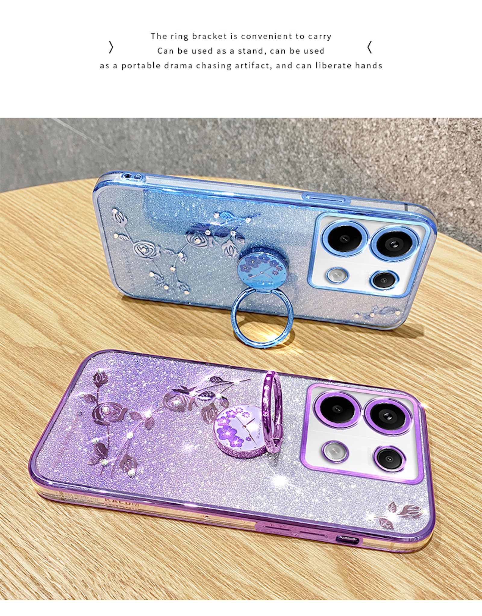 Amazon.com: MRRSIWEI for Xiaomi Redmi Note 13 Pro 5G Case for