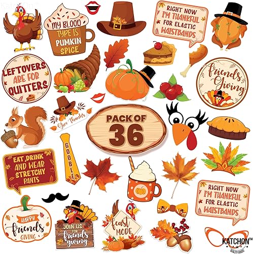 Miniatura 5 de KatchOn, Accesorios para cabina de fotos de otoño  Paquete de 36  Accesorios para fotos de otoño  Accesorios de fotos de otoño  Accesorios de fotos