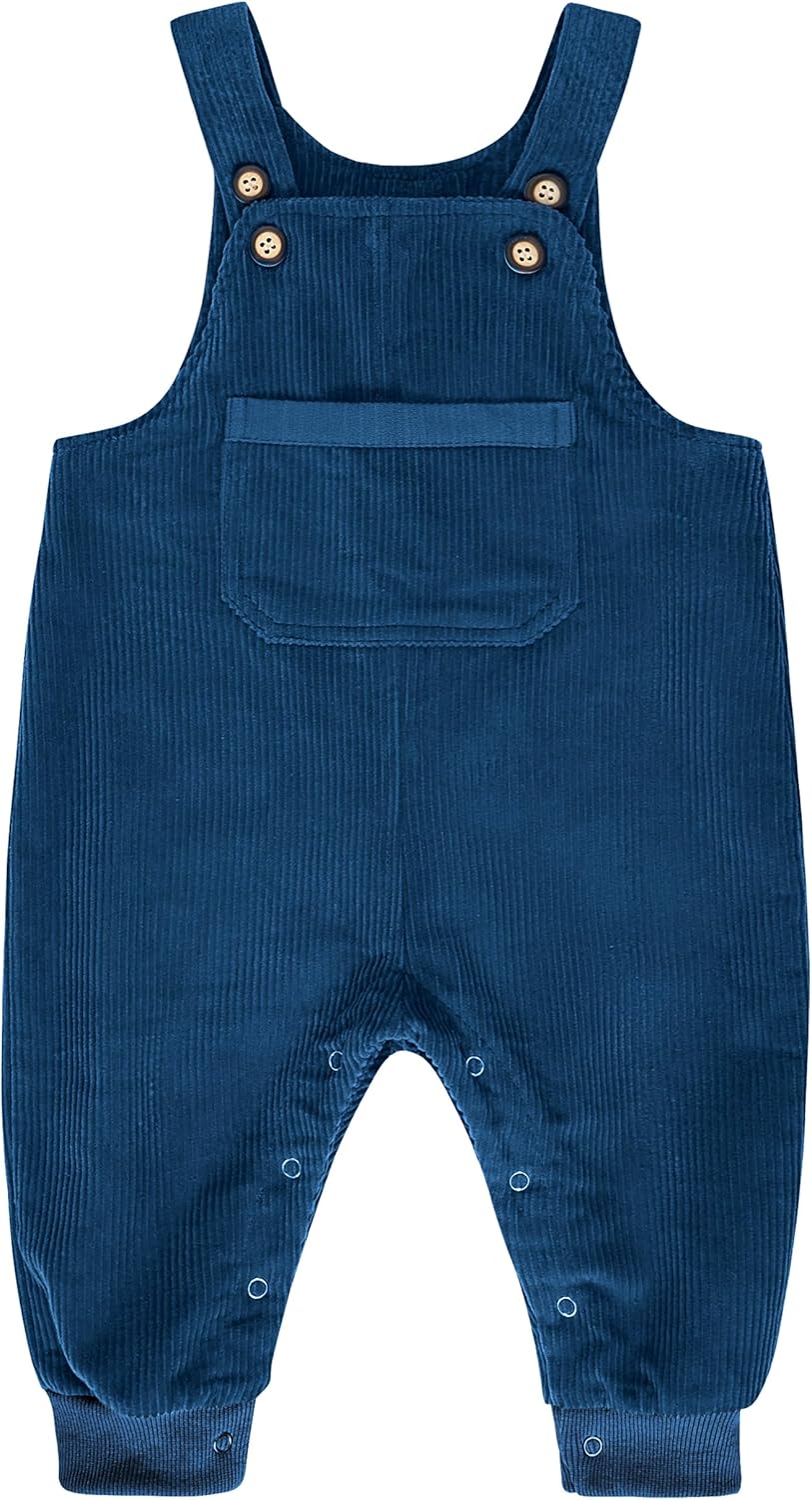 Volunboy Baby Boys Corduroy Overalls Kids Bib Pants Suspender Trousers Toddler Strap Jumpsuit Bottom Outfit