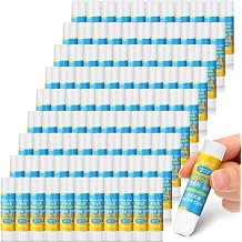 Zubebe 200 Pcs White Glue Sticks for Classroom Washable Glue Stick