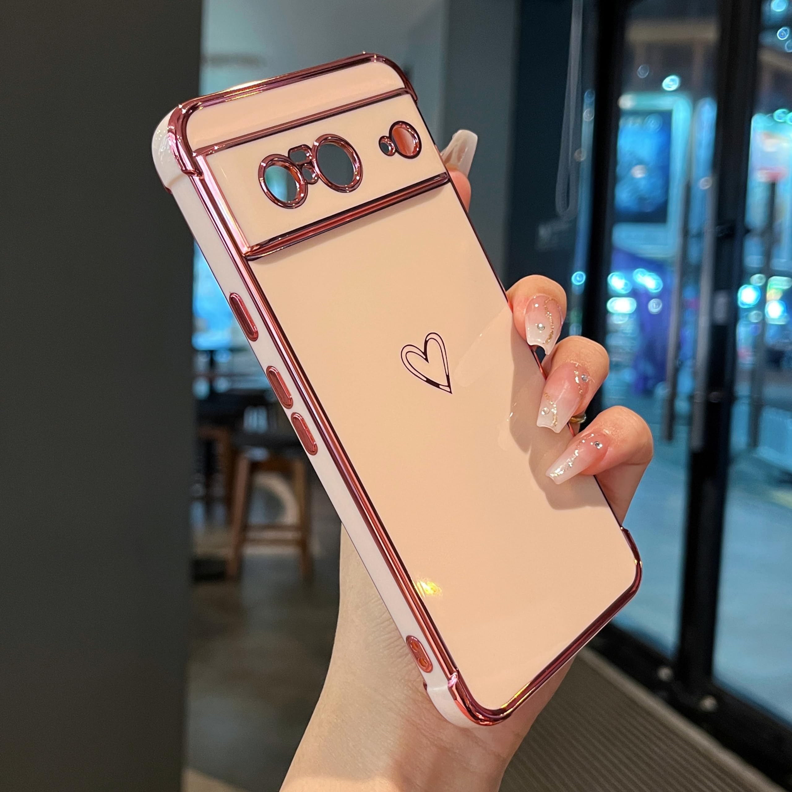 Amazon.co.jp: ZTOFERA Google Pixel 8 用 ハートケース