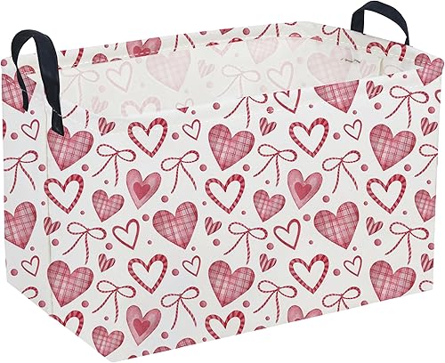 Vista 34 de Cestas de almacenamiento rectangulares para niños, organizador de cestas para bebés. Cesta linda con revestimiento impermeable de PE y asas. Cute