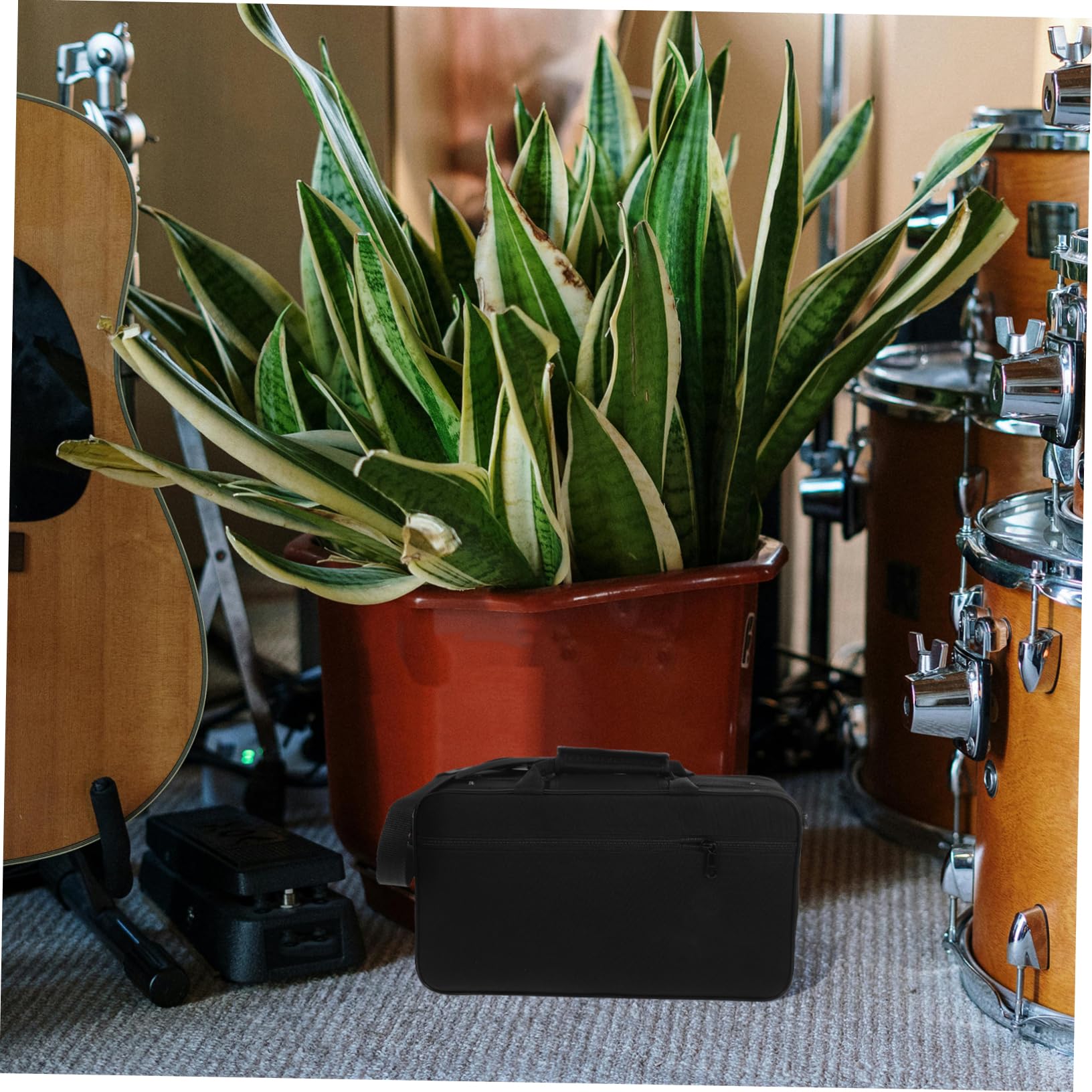Negro Estuche Resistente para Oxford Portátil Tela, de Clarinete