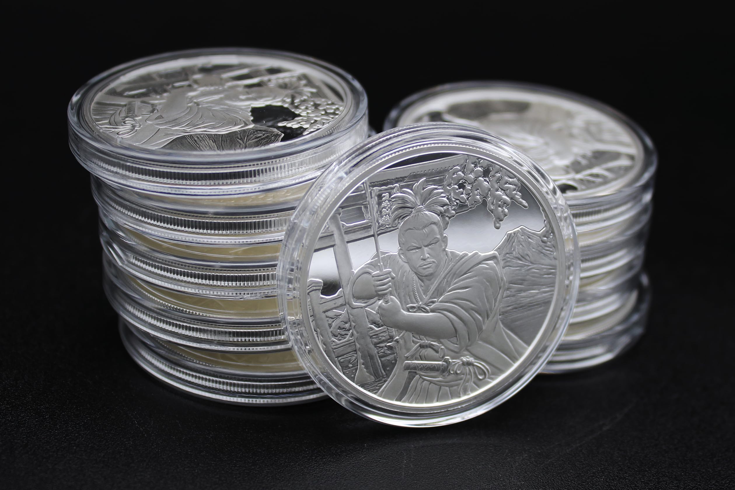 2022 フィジー 侍 古代戦士 カラー 1オンス 銀貨 2022-1 oz Fiji