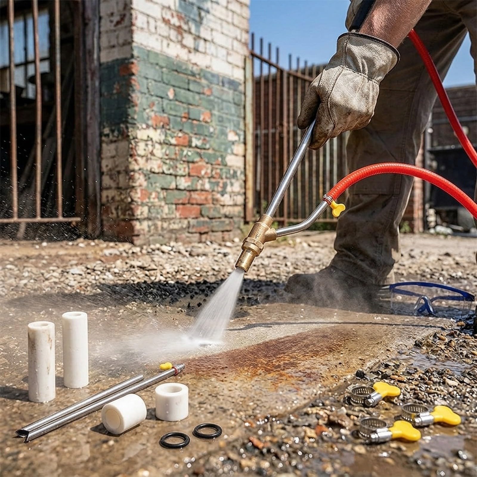 Sandstrahl-Set für Hochdruckreiniger 5000 PSI Nass