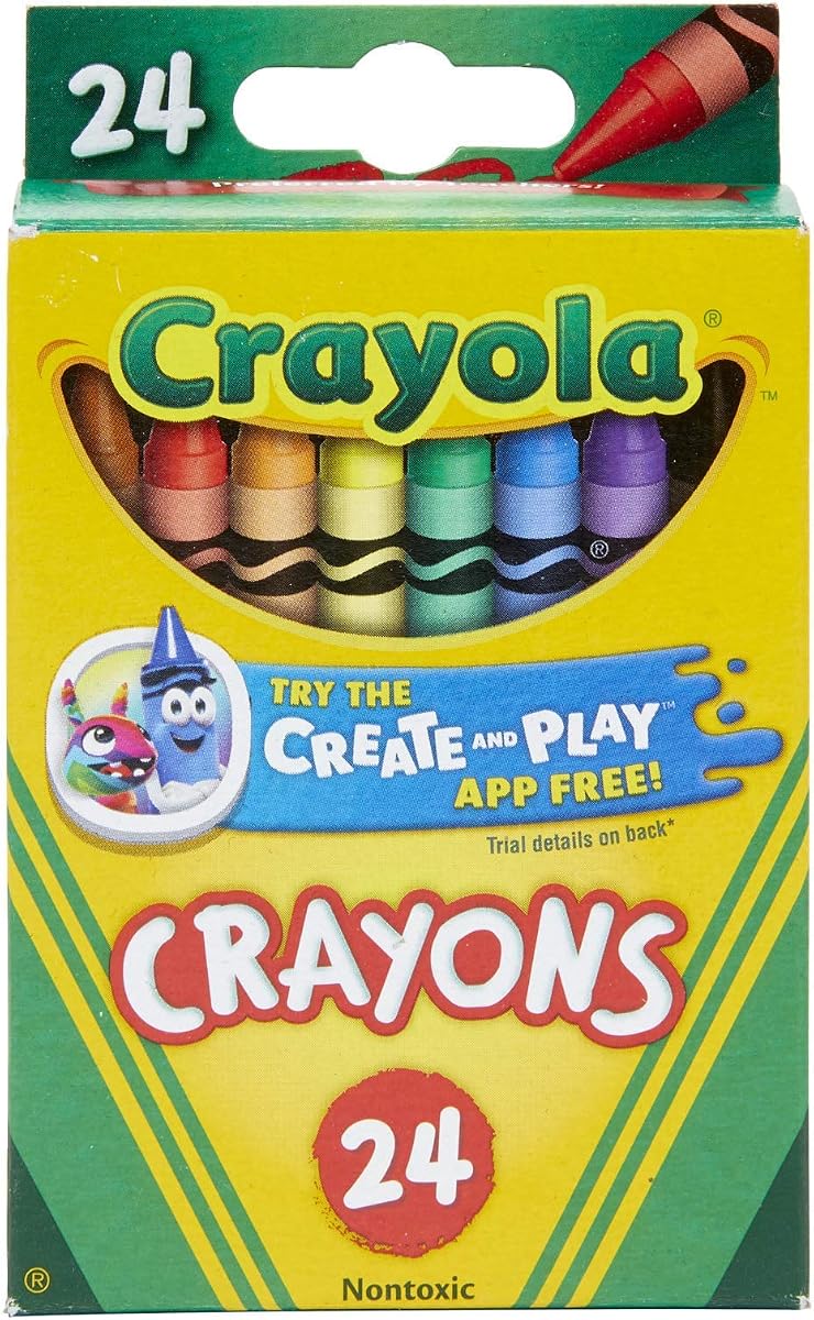 Crayons 24 Colors (Pack of 4)