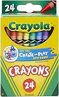 Crayola Crayons 24 Colors, 4 Pack - Vibrant Non-Toxic Art Supplies for Kids & Classrooms
