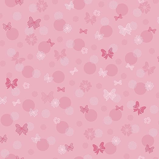 York Wallcoverings Kids Iii Disney Minnie Mouse Bows Dots Removable Wallpaper Pinks Amazon Com