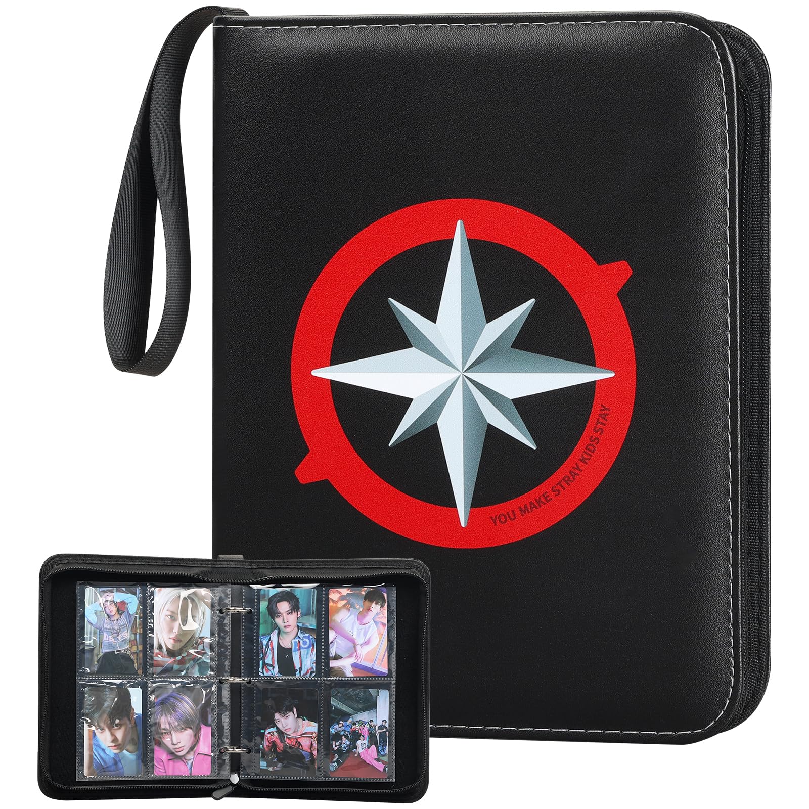 Amazon.com: Stray Photocards Binder 400 Pockets, Skz Album Photo