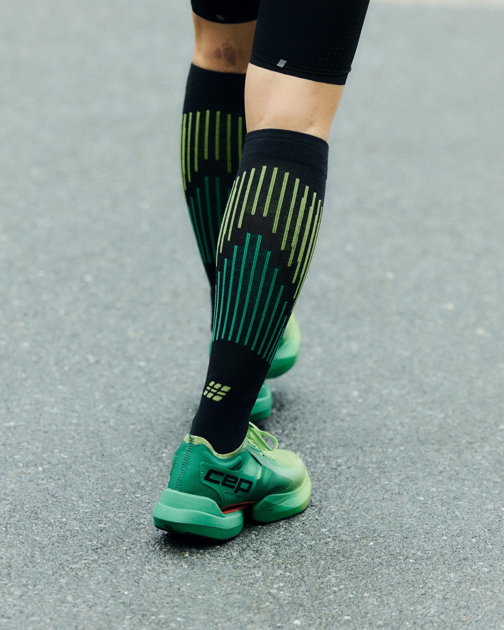 CEP CORE RUN MERINO TALL 3.0 LAUFSOCKEN HERREN – Atmungsaktive Merino Socken Herren für Lauf & Sport – Leistungsstarke Laufsocken mit hohem