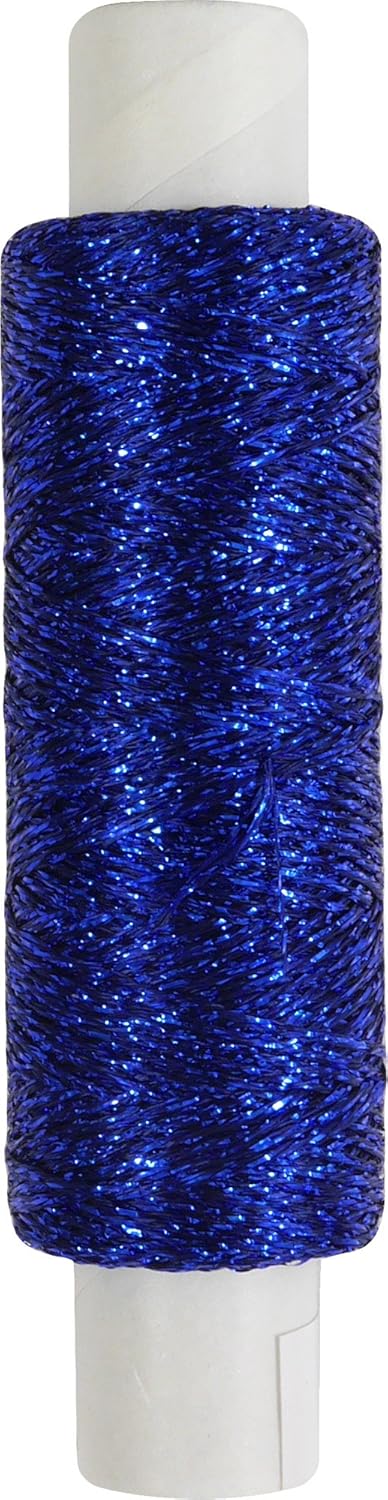 Made In orimupasu 絲, Macrame, for Lame Thread 50 m Blue LA – 10