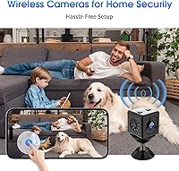 Vista 6 de Mini Hidden Camera, Spy Camera WiFi, 2K HD Long Standby Time Compact Camera with Nanny Cam, Indoor Wireless Hidden Security Camera with Mobile