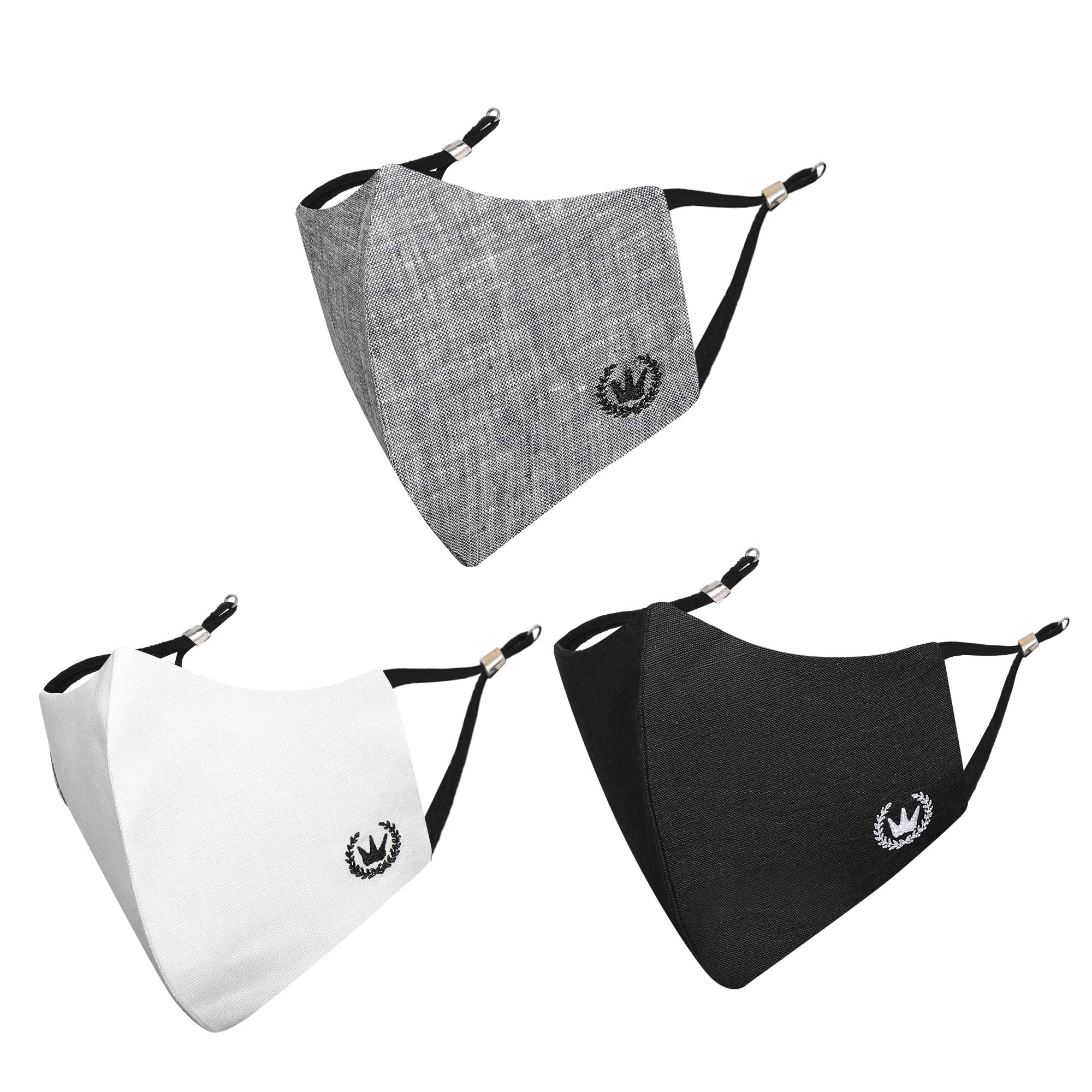 MASQ By Q-One Crest 4 Layer, Reusable, with Ear Adjusters, Anti-Bacterial
