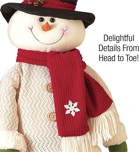 Miniatura 5 de Collections Etc Muñeco de nieve de pie con patas extensibles