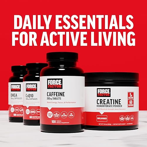 Miniatura 8 de FORCE FACTOR Citrulina Malate 21, suplemento de citrulina L para hombres para aumentar el óxido nítrico, el flujo sanguíneo, las bombas musculares y