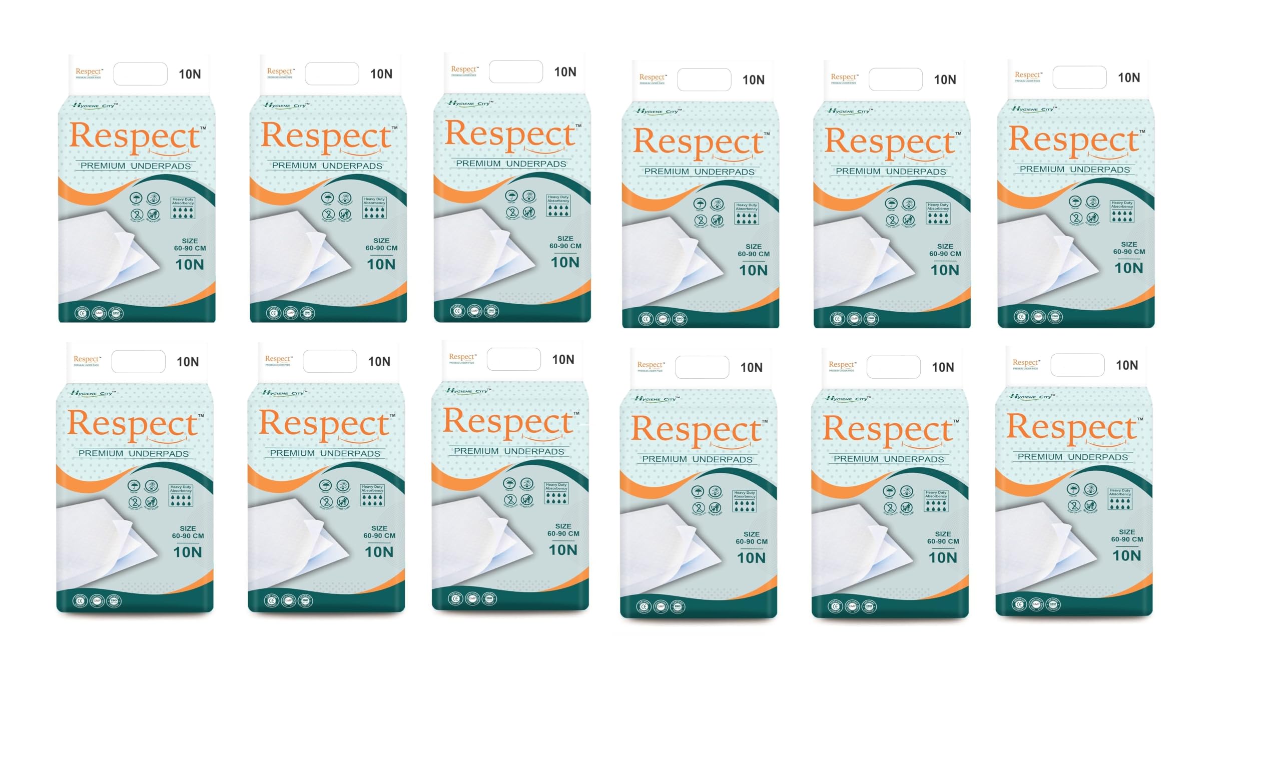 Respect Adult Premium Underpad (10 Sheets, Size-60-90 cm ) Pack of 12-picture-14