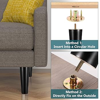 Sourcing Map M8 Brad Hole Tee Nut, 5pcs Carbon Steel Round Base Screw-in T-Nuts Furniture Hardware Flange Female Thread Insert Nuts - Online Marketplace