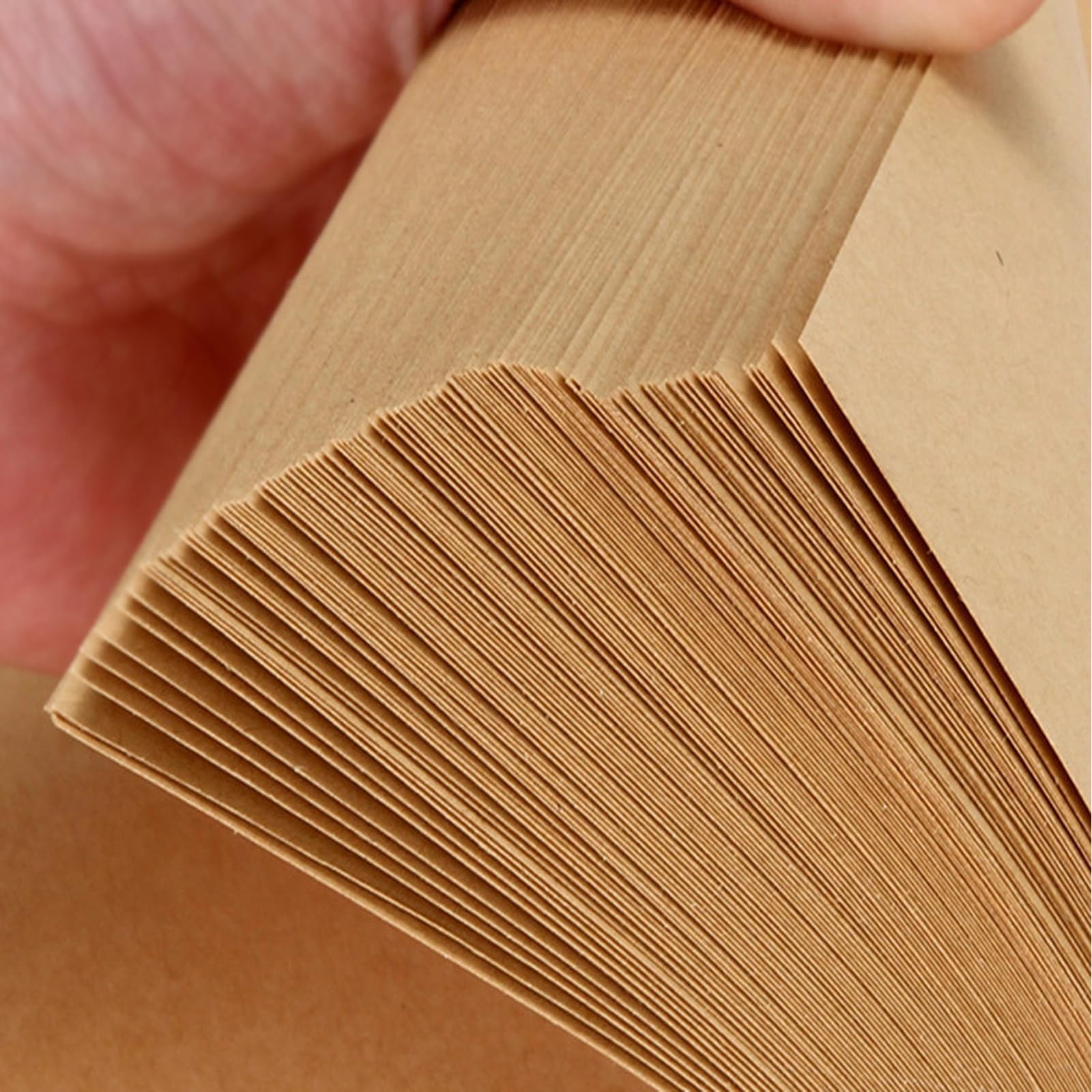 HningBuyox 300 hojas de papel kraft, papel de impresora marrón, 120 g, papel de papelería marrón de doble tamaño para manualidades, dibujo, proyectos de bricolaje, invitaciones, compatible con