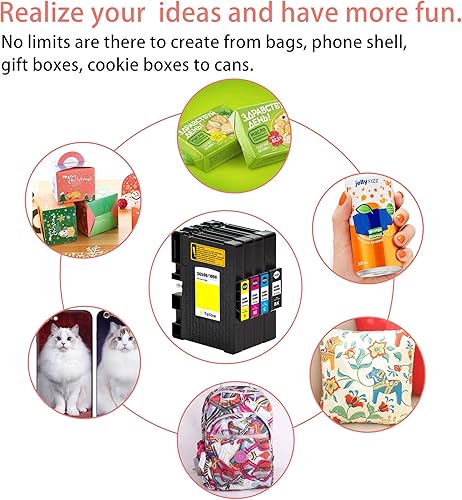 Miniatura 4 de LCL Repuesto de tinta de sublimación compatible para Sawgrass Virtuoso SG500 SG1000 PRINTAN Dink de alto rendimiento (paquete de 2 unidades, magenta)