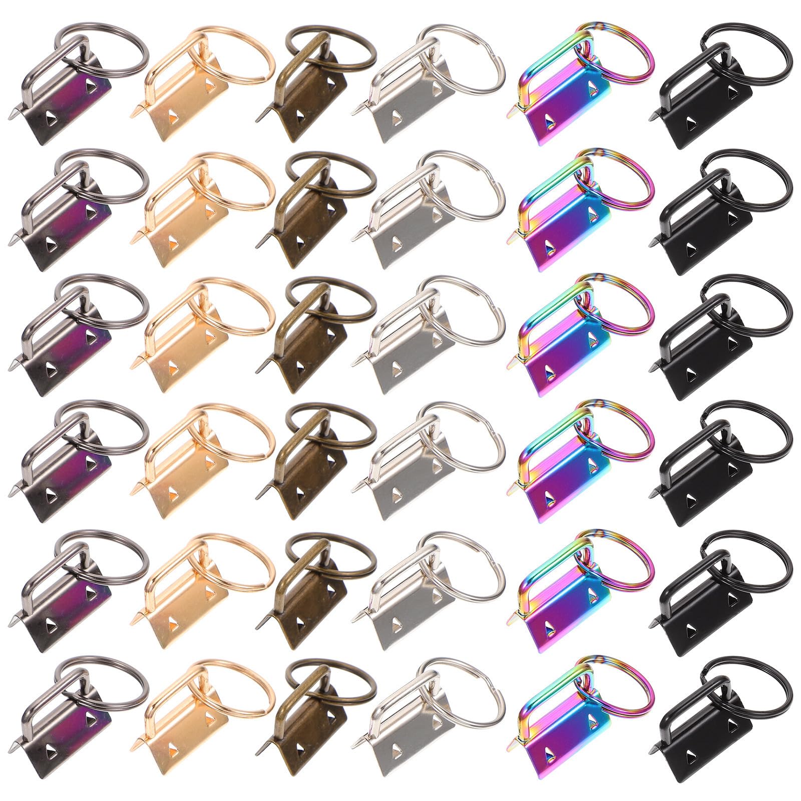 36piezas Hebillas Metálicas para Cintas de Bolsos DIY Clips Prácticos para Accesorios de Correa de Bolso Compactos y Fáciles de Usar para Manualidades