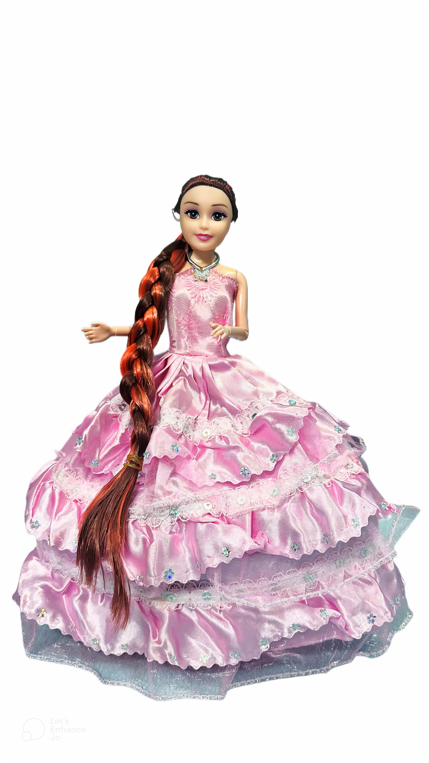 Gavya Collection Dolls for Girls Elegant Doll with Long Hair Ballgown Dress with Floral Embellishments 30 cm Doll Set Pretty Doll (B0DDTRT3T8) Amazon Price History, Amazon Price Tracker