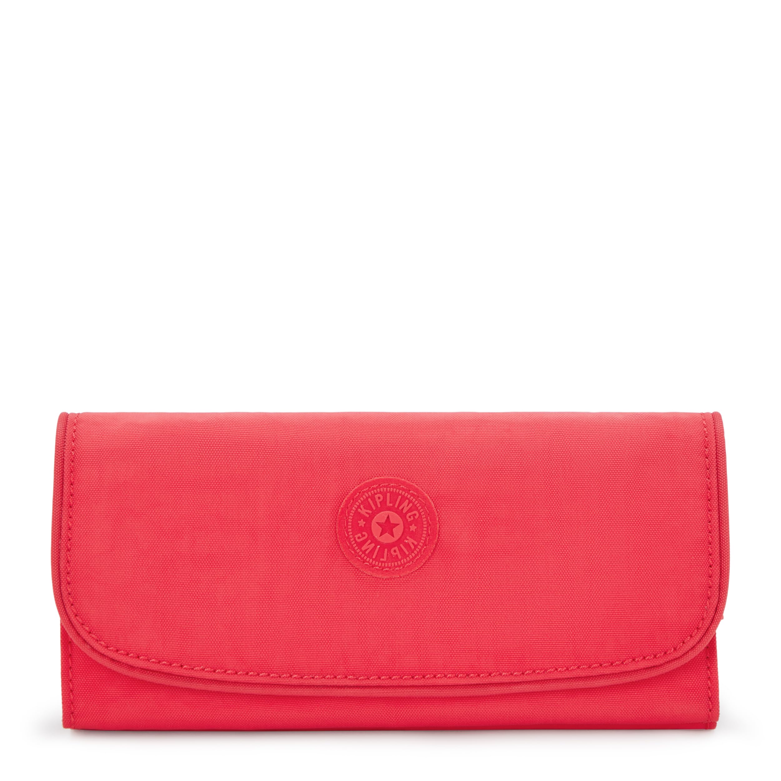 Kipling Money Land Large Wallet, Escape Red (Red)
