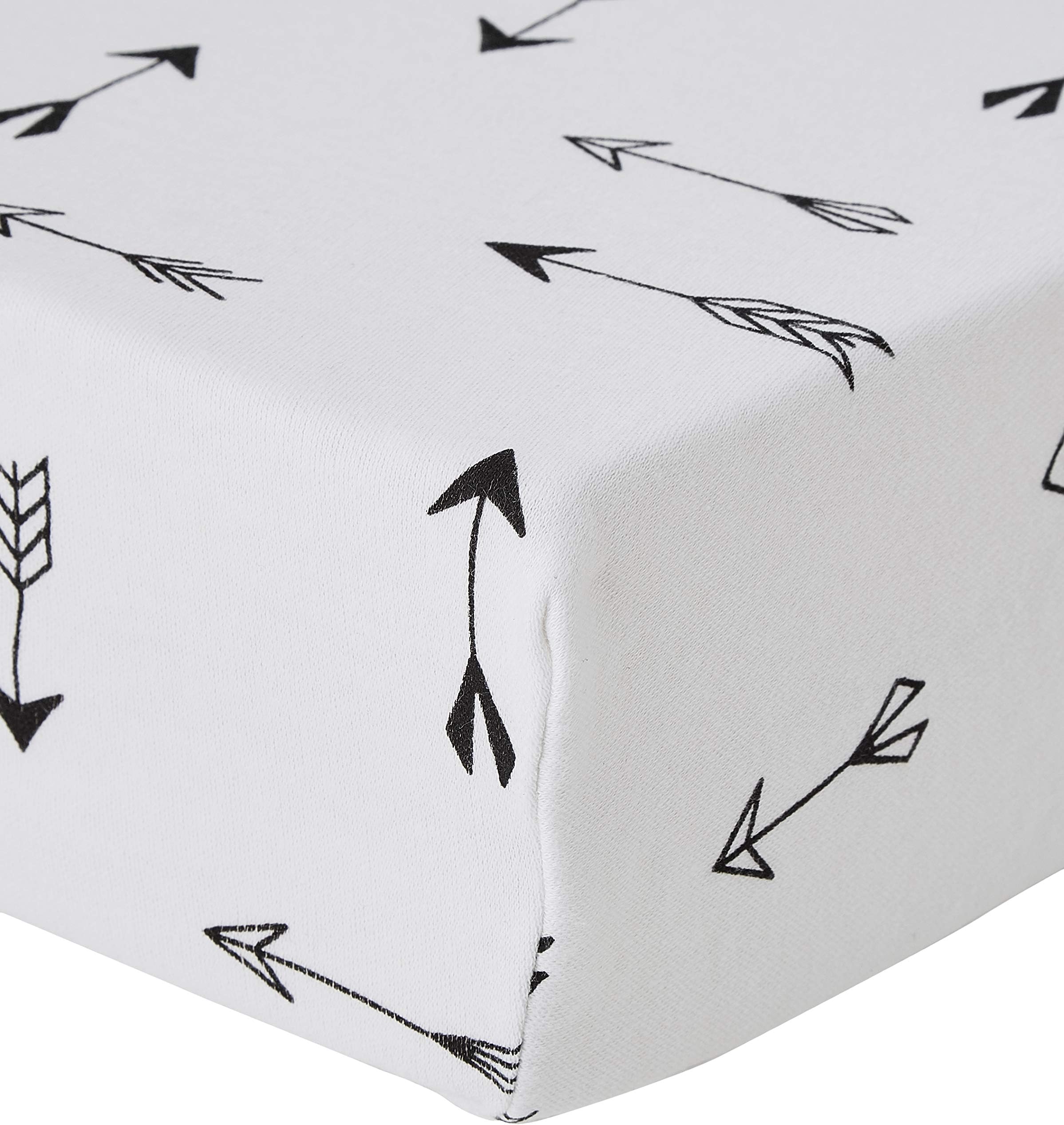 Jollein 022-503-65081 Jersey Changing pad Cover Indians Black, White 50 x 70 cm.