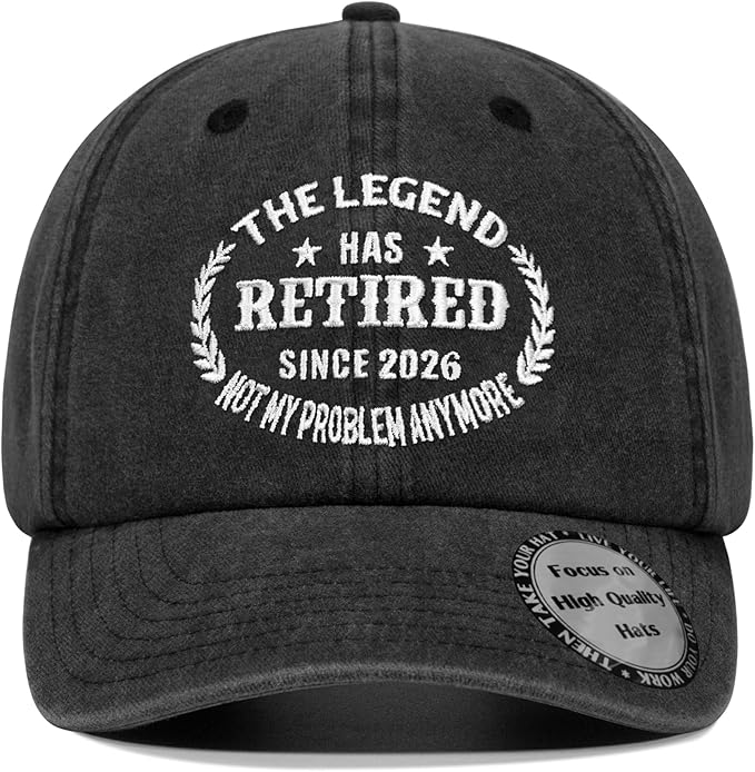 baseball caps for male teacher retirement gift