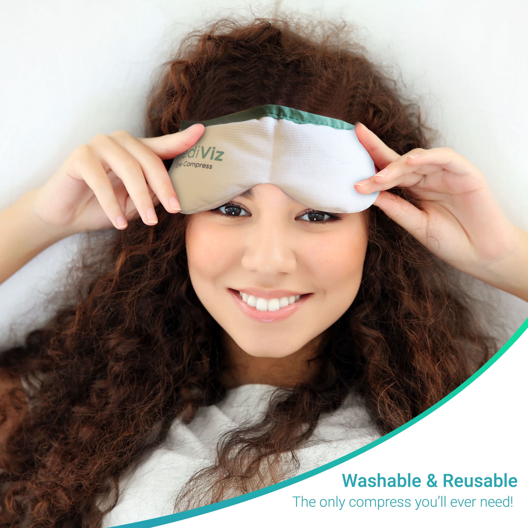 Mediviz Warm Compress Eye Mask Moist Heat Compress for Irritated Eyes