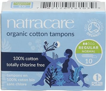 Natracare, Tampons Regular Organic, 10 Count
