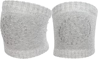 Crawling Knee Pads, ANGGREK 1 Pair Baby Crawling Knee Pads Anti‑Slip Baby Walking Knee Pads Knee Protectors for Toddler, Infant, Girl, Boy(grey)
