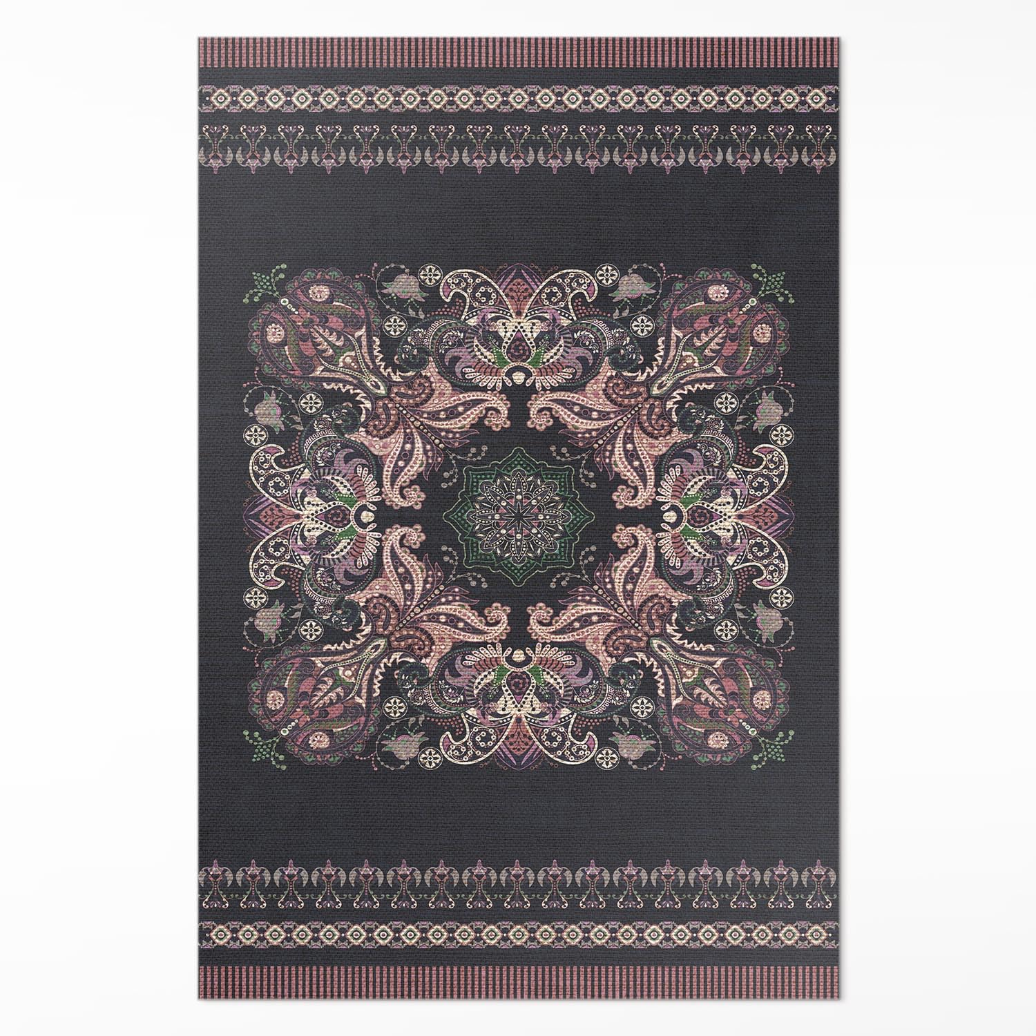 Tapis en vinyle 80x120 résistant décoloration PVC rectangulaire deco maison cuisine salon