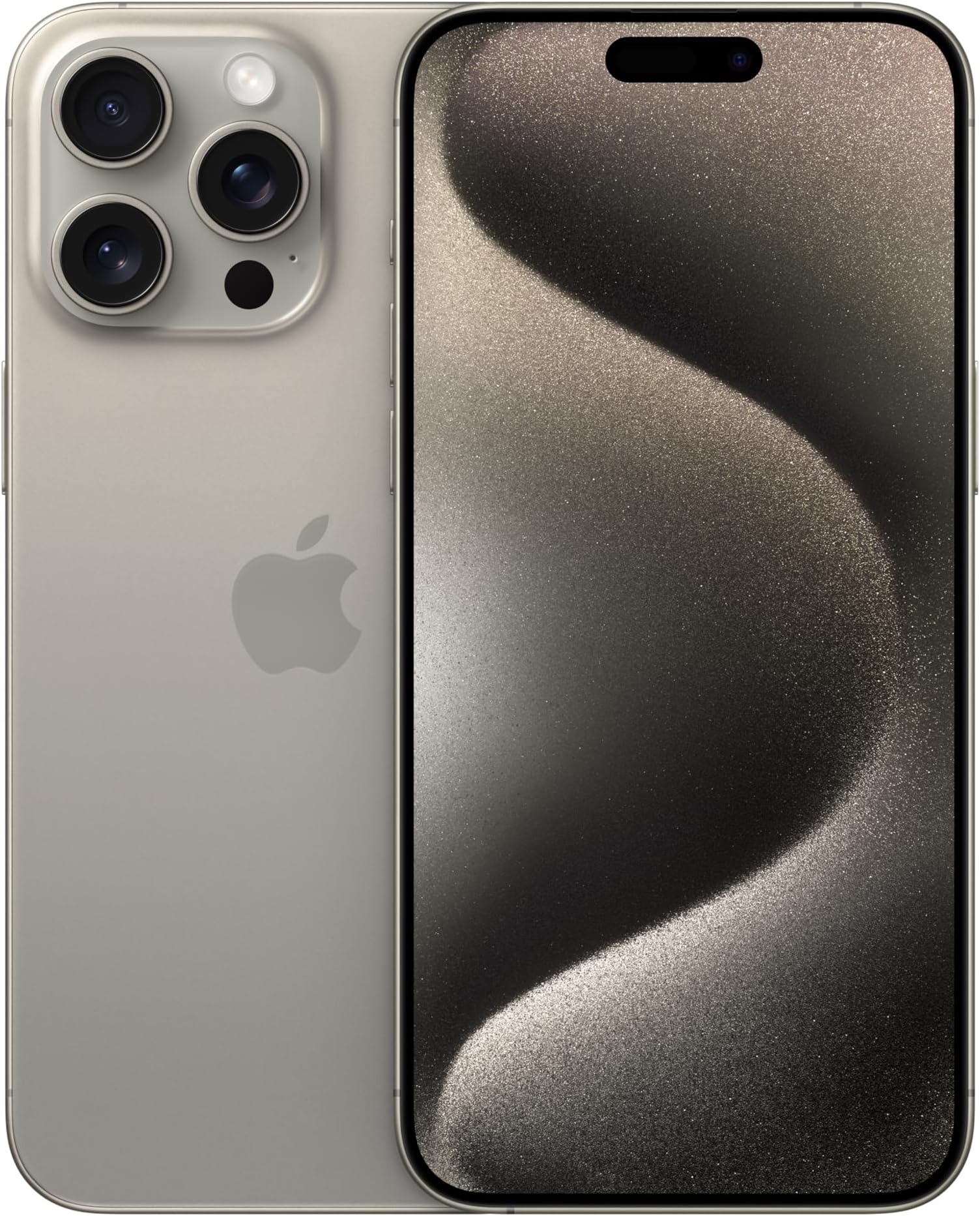 Apple iPhone 15 Pro Max in Natural Titanium with USB-C port