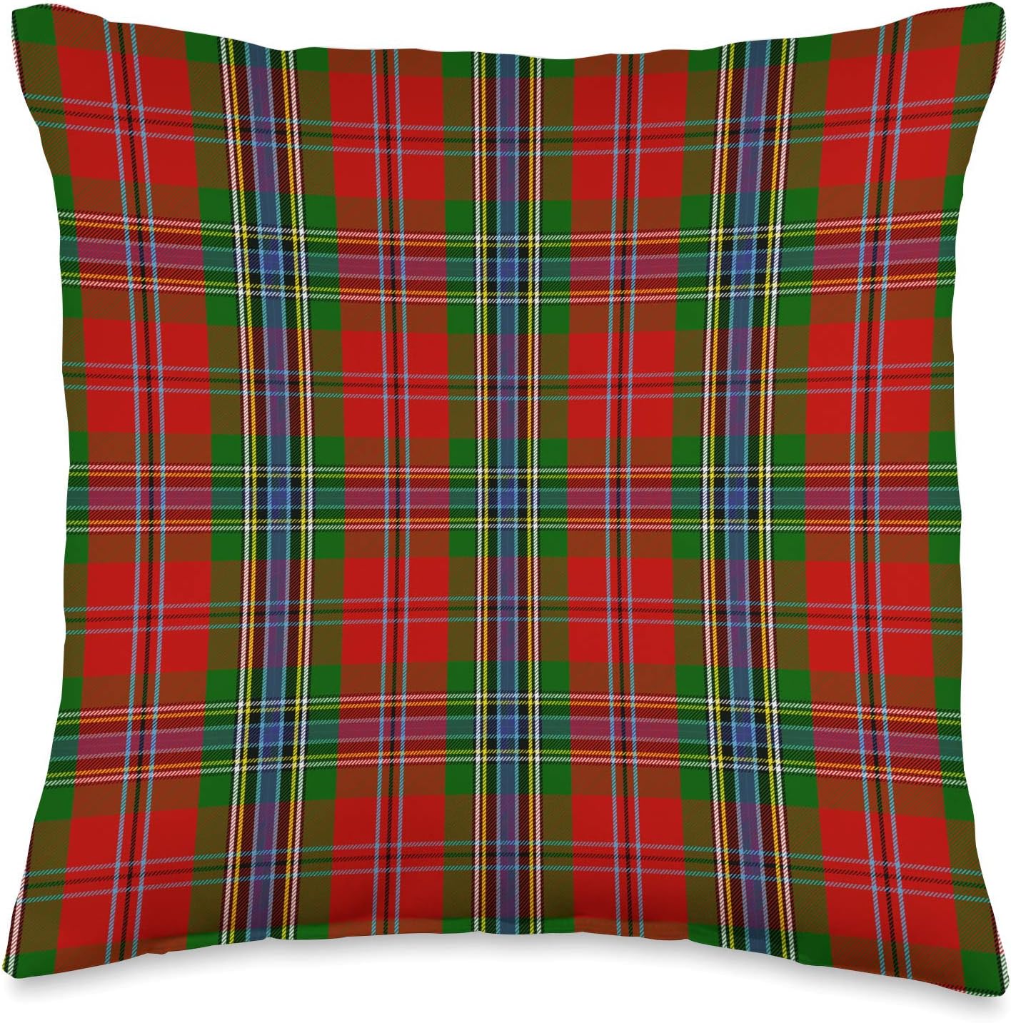 MacLean of Duart Tartan Scottish Plaid Throw Pillow